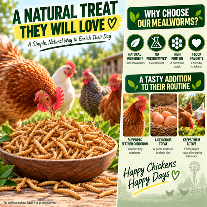 DRIED MEALWORMS