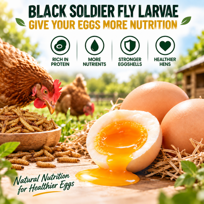 DRIED BLACK SOLDIER FLY LARVAE