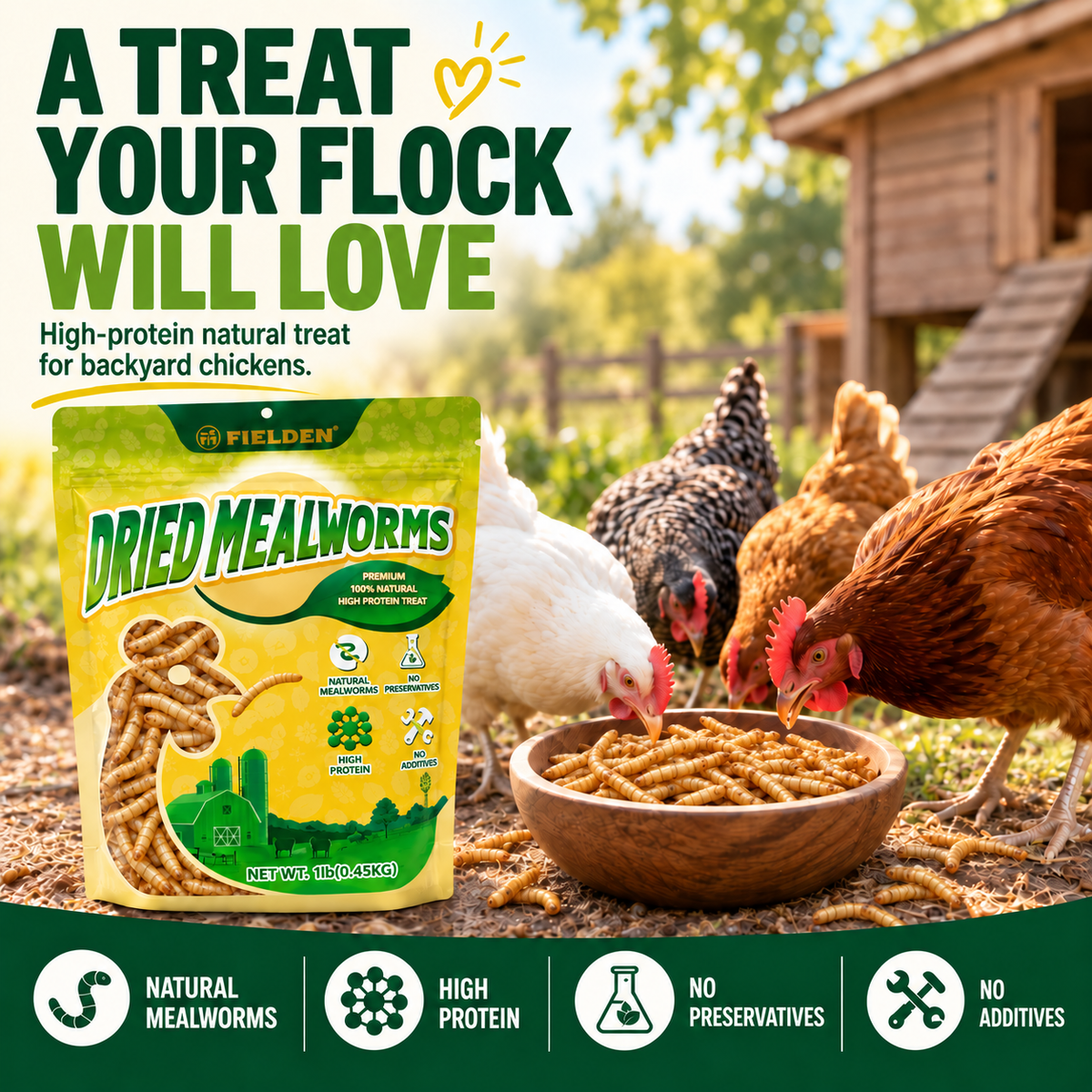 DRIED MEALWORMS